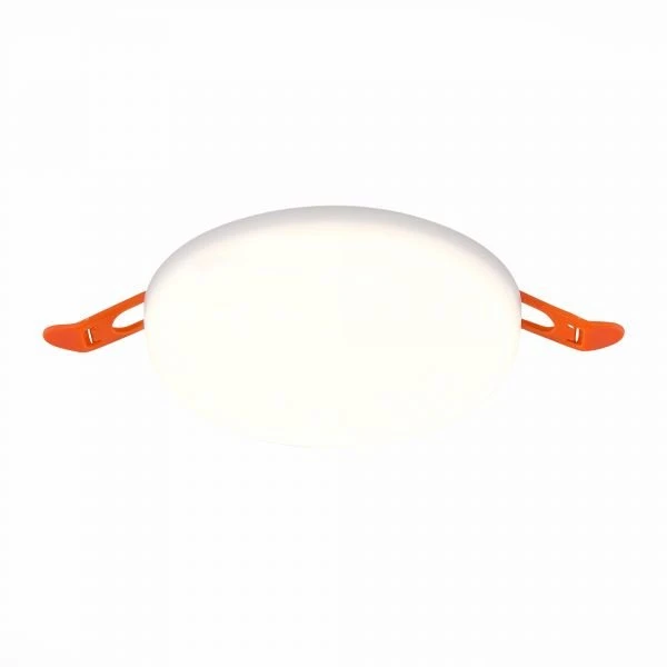 Точечный светильник ST Luce Ledder ST700.548.16, арматура белая, плафон пластик белый матовый, 12x12 см