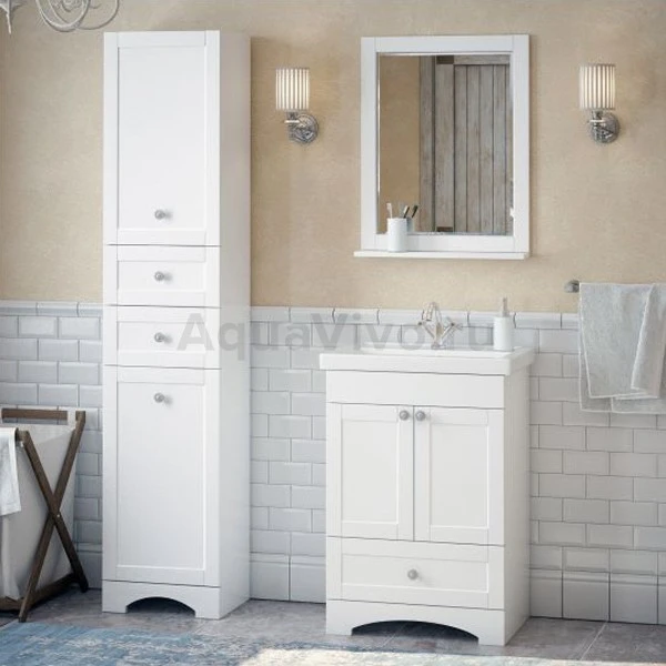 Мебель для ванной Corozo Техас 60, цвет белый