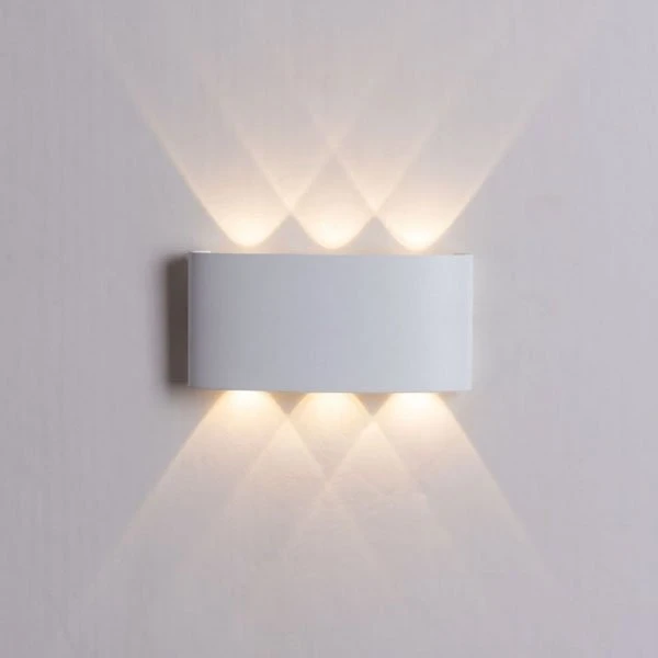Уличная архитектурная подсветка Arte Lamp Bosto A3722AL-2WH, арматура белая, плафон металл белый, 17х4 см - фото 1