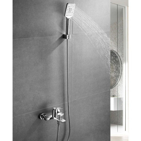 Смеситель Rossinka RS50-31 для ванны с душем, термостатический, цвет хром