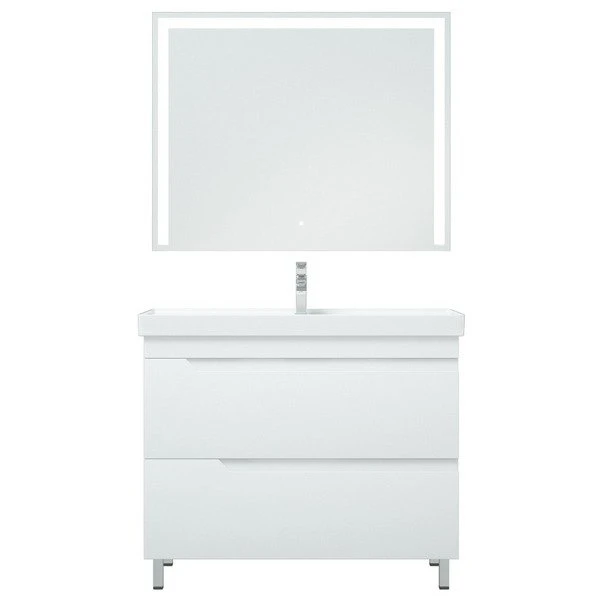 Мебель для ванной Corozo Юта Люкс Z2 100, цвет белый