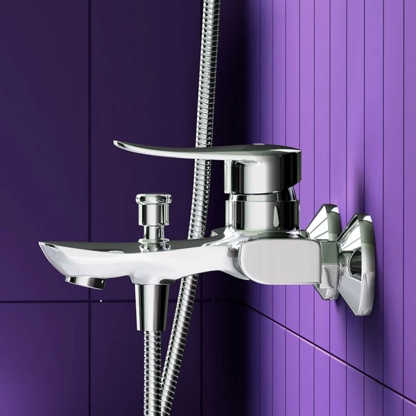 Смеситель Dorff Ultra D5010000 для ванны с душем, цвет хром - фото 1