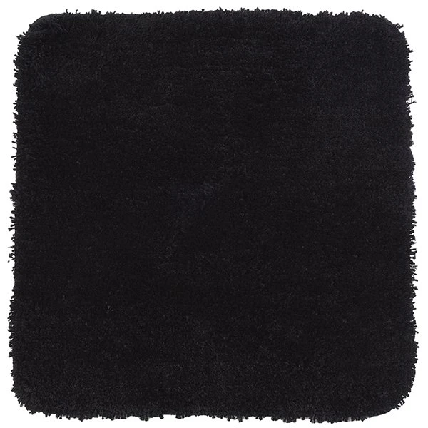 Коврик WasserKRAFT Kammel BM-8346 Black для ванной, 57x55 см, цвет черный