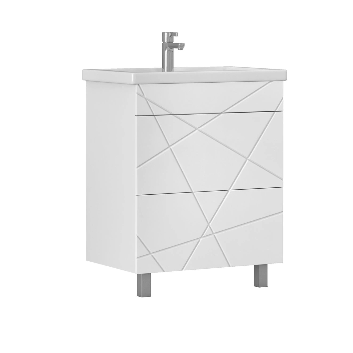 Мебель для ванной Vigo Geometry-2 70, цвет белый