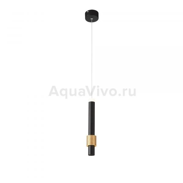 Подвесной светильник ST Luce Agioni SL1591.403.01, арматура металл, цвет черный, плафон акрил, металл, цвет белый