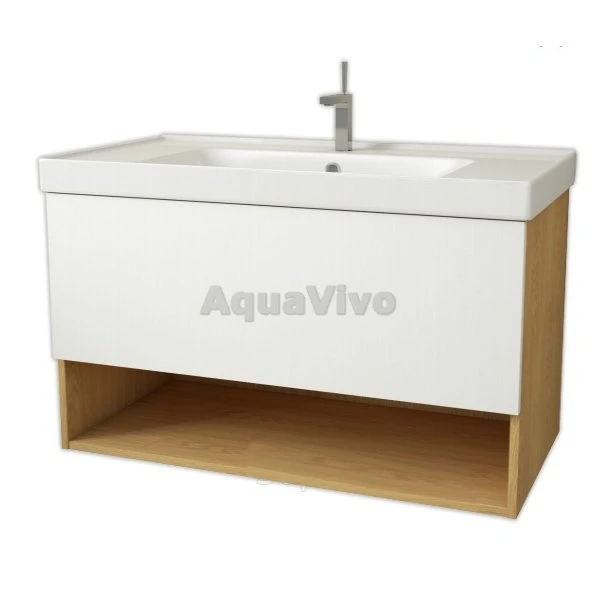 Мебель для ванной Dreja Perfecto 70, цвет дуб/белый лак