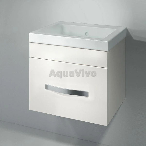 Мебель для ванной Какса-А Квадро 50, подвесная, цвет белый - фото 1