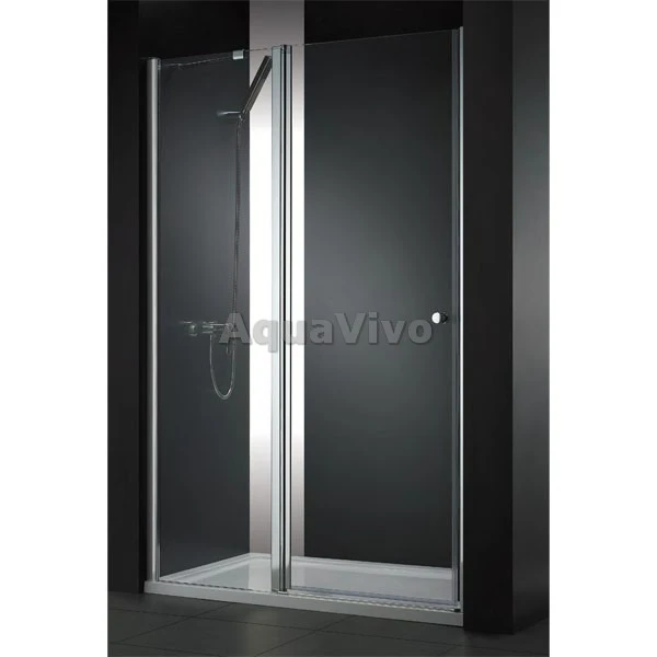 Душевая дверь Cezares ELENA-W-B-12-60/30-P-Cr-L 90, стекло punto, профиль хром, левая