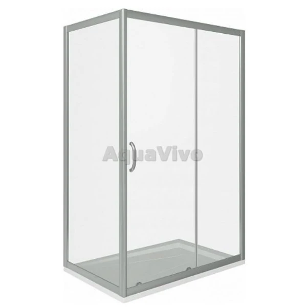 Душевой уголок Good Door Infinity WTW+SP-C-CH 110x100, стекло прозрачное, профиль хром - фото 1