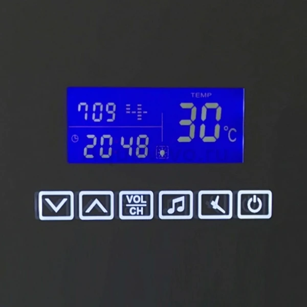 Зеркало Belbagno SPC-RNG-800-LED-TCH-RAD 80x80, с подсветкой, Bluetooth, термометром, радио и сенсорным выключателем