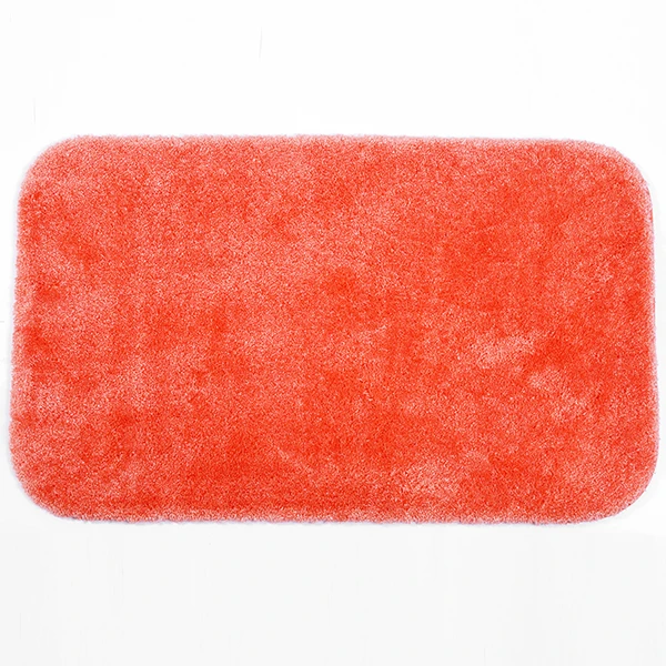 Коврик WasserKRAFT Wern BM-2573 Reddish orange для ванной, 90x57 см, цвет красный