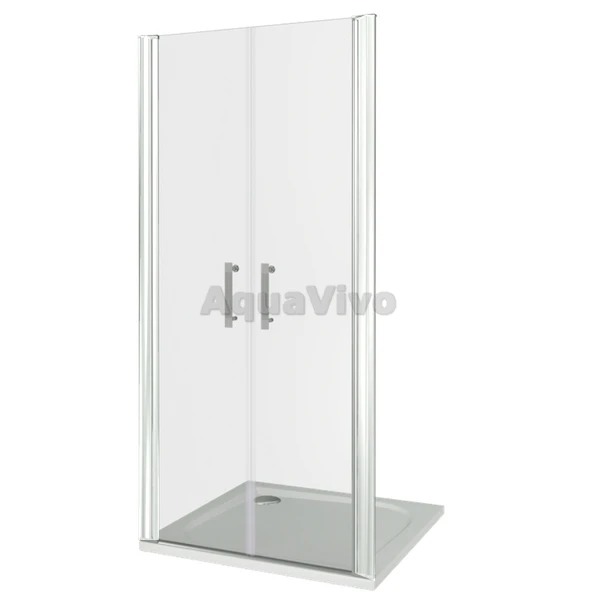 Душевая дверь Good Door Mokka SD-90-C-WE 90, стекло прозрачное, профиль белый, с магнитным профилем - фото 1