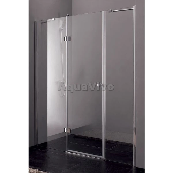Душевая дверь Cezares VERONA-W-B-13-30+60/30-C-Cr 120, стекло прозрачное, профиль хром