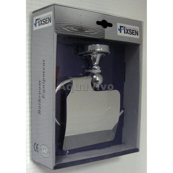 Держатель туалетной бумаги Fixsen Style FX-41110 с крышкой - фото 1