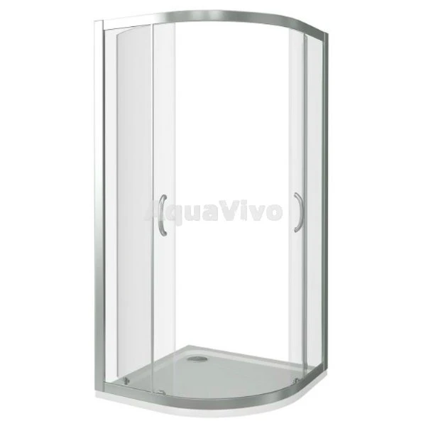 Душевой уголок Good Door Infinity R-80-C-CH 80х80, стекло прозрачное, профиль хром - фото 1