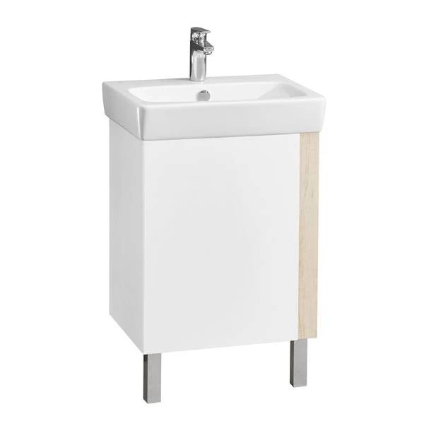 Мебель для ванной Акватон Кантри 55, цвет белый / дуб верона
