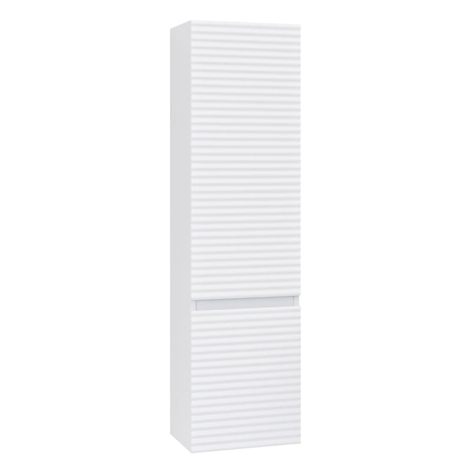 Шкаф-пенал Jorno Cossety 33x124, подвесной, цвет белый