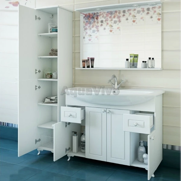 Мебель для ванной Sanflor Софи 100, цвет белый