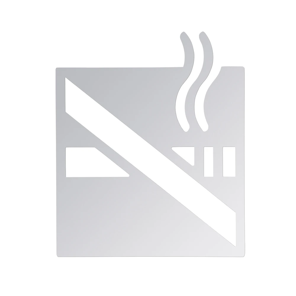 Bemeta Hotel 111022052 Табличка курить запрещено, цвет хром глянцевый