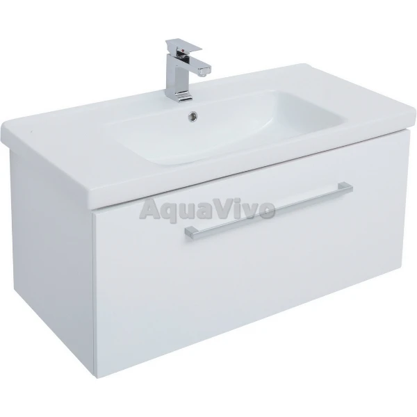 Мебель для ванной Dreja Big Inn 100, цвет белый глянец - фото 1