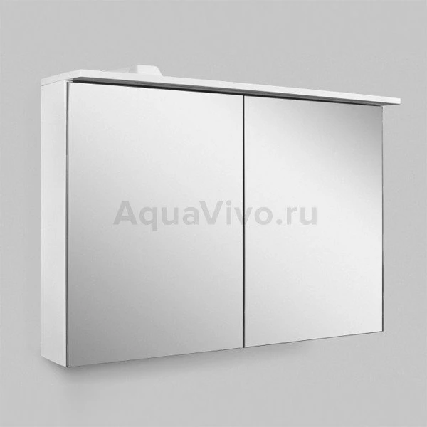 Шкаф-зеркало AM.PM Spirit V2.0 100, с подсветкой, цвет белый