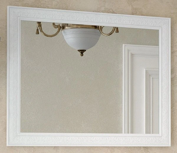 Зеркало Corozo Классика 120x80, цвет белый - фото 1