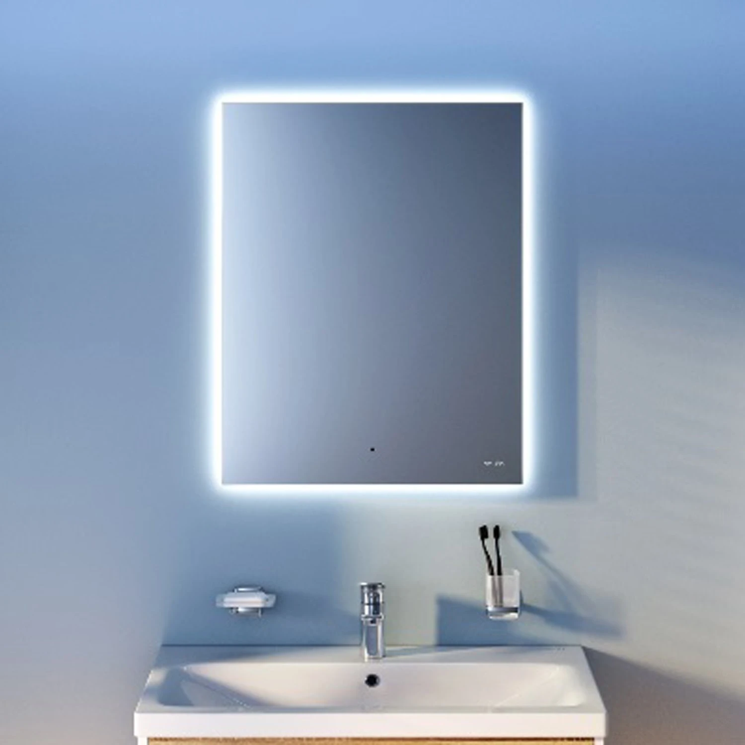 Зеркало AM.PM X-Joy 55x70, с подсветкой и диммером - фото 1