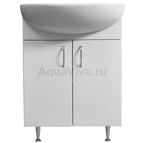 Мебель для ванной Stella Polar Концепт Эко 60, напольная, цвет белый - фото 1
