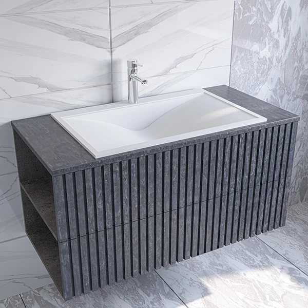 Мебель для ванной Stella Polar Дэрри 100, цвет бетон / цемент - фото 1