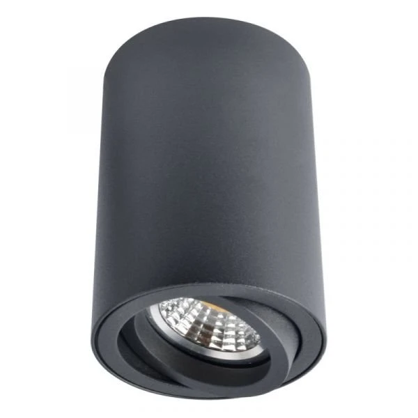 Точечный светильник Arte Lamp Sentry A1560PL-1BK, арматура цвет черный, плафон/абажур металл, цвет черный