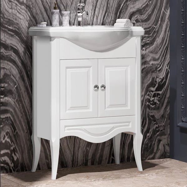 Мебель для ванной Опадирис Брунелла 65, цвет белый матовый - фото 1