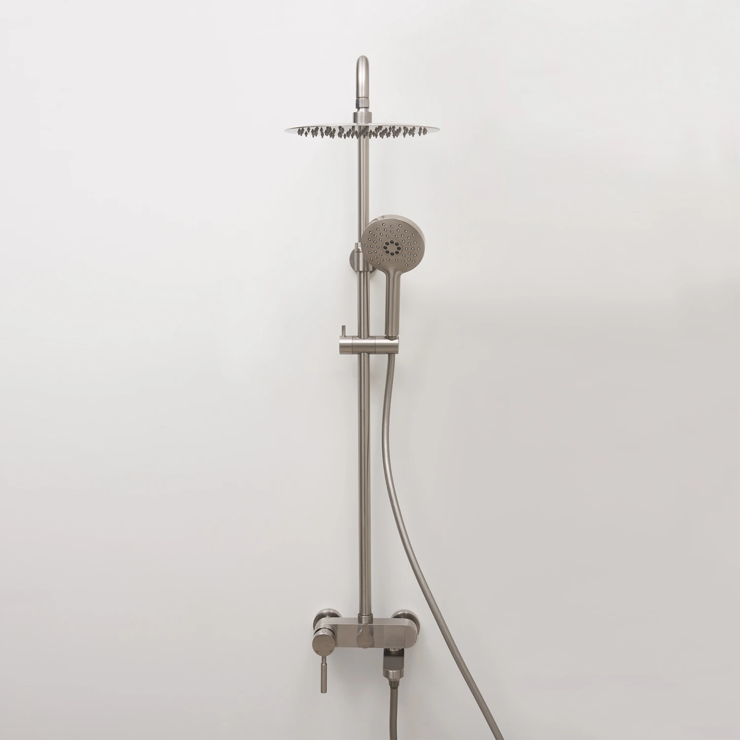 Душевая стойка WasserKRAFT A14201, с верхним душем, смесителем, цвет хром - фото 1