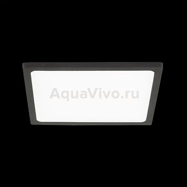 Точечный светильник Citilux Омега CLD50K152, арматура черная, плафон полимер белый, 3000K, 15х15 см - фото 1