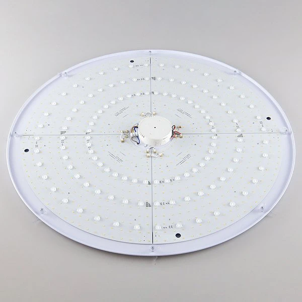 Потолочный светильник Citilux Старлайт CL703A201G, арматура хром, плафон полимер белый / хром матовый, 99х99 см