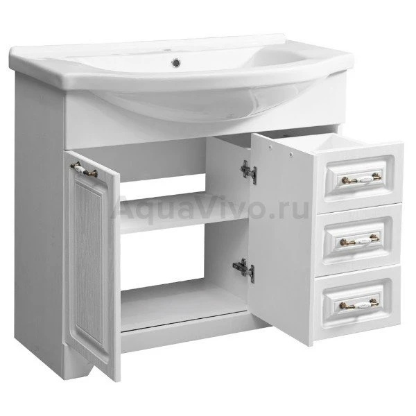 Мебель для ванной Stella Polar Кармела 90, цвет Ольха белая - фото 1