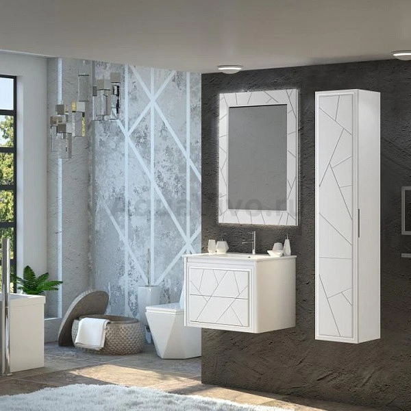 Мебель для ванной Опадирис Луиджи 70, цвет белый