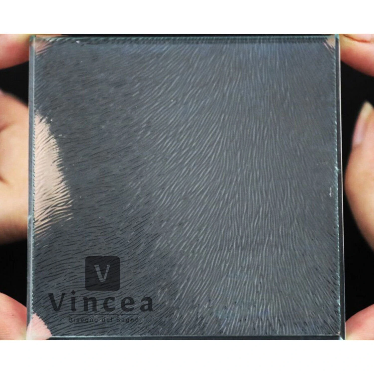 Душевая дверь Vincea Garda VDS-1G 145x190, стекло шиншилла, профиль хром - фото 1