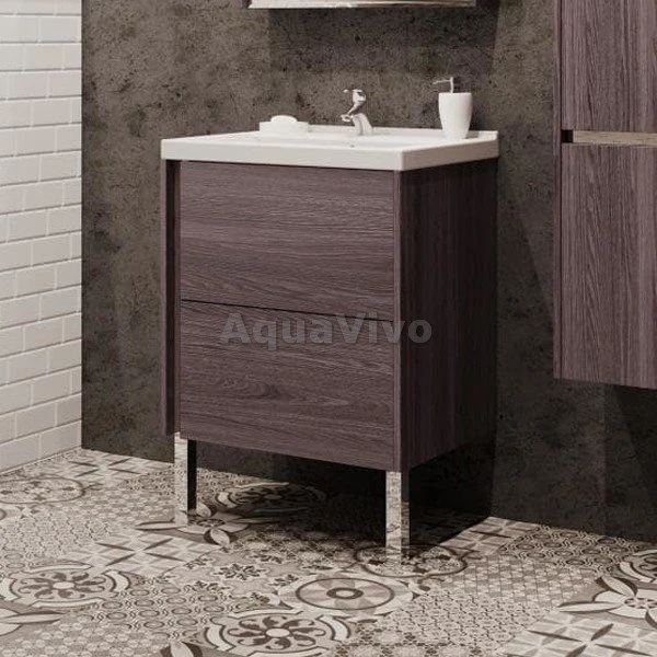 Мебель для ванной Акватон Стоун 60, цвет грецкий орех