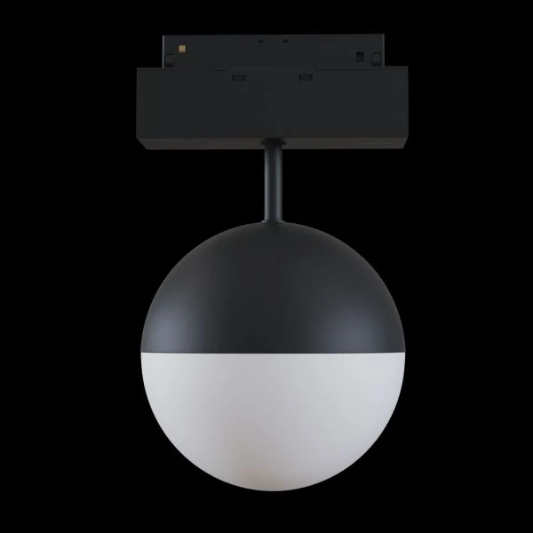 Трековый светильник Maytoni Technical Track Lamps TR017-2-10W3K-B, арматура белая, плафон пластик серый - фото 1