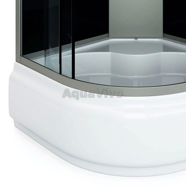 Душевая кабина Arcus Style S-23G 100x100, стекло тонированное, профиль хром - фото 1