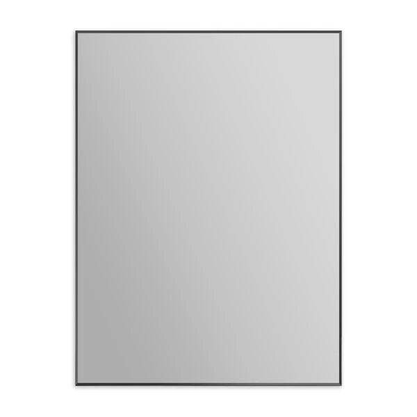 Зеркало Belbagno SPC-AL-600-800 Nero 60x80, в алюминиевой раме, цвет черный