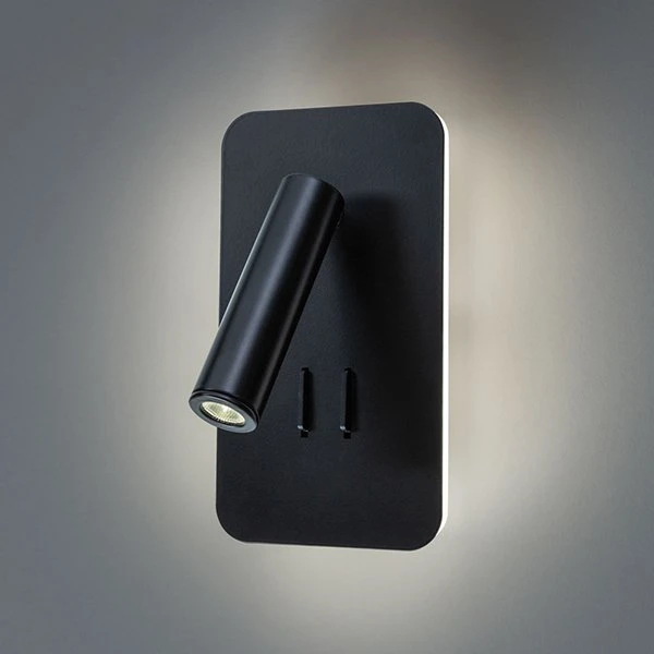 Бра Arte Lamp Electra A8233AP-1BK, арматура черная, плафон металл черный, 7х10 см - фото 1