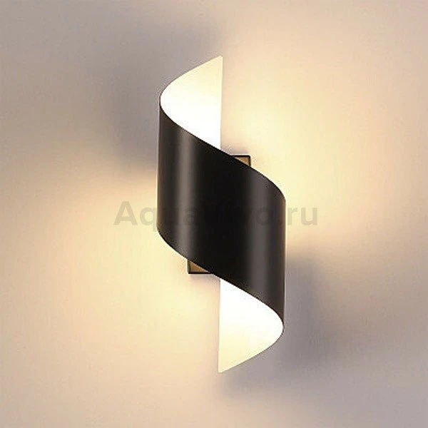 Настенный светильник Odeon Light Boccolo 3542/5LW, арматура черная, плафон металл черный, 13х30 см - фото 1