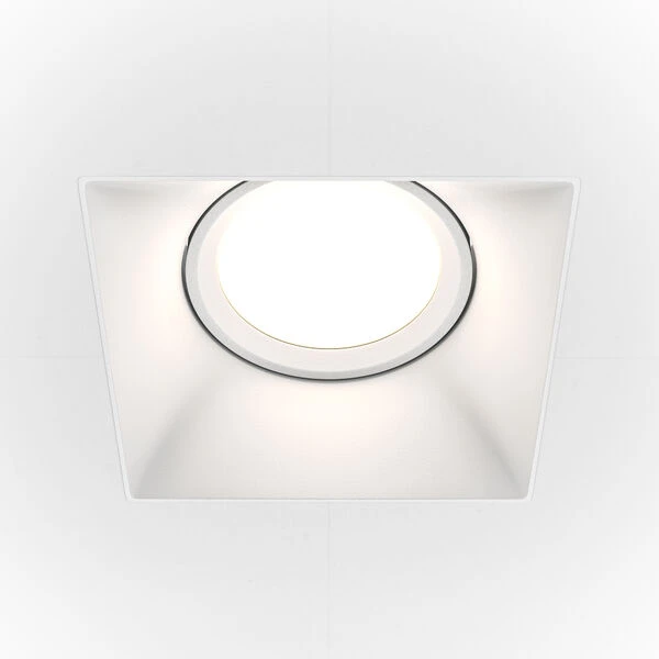 Точечный светильник Maytoni Technicali Dot DL042-01-SQ-W, арматура белая - фото 1