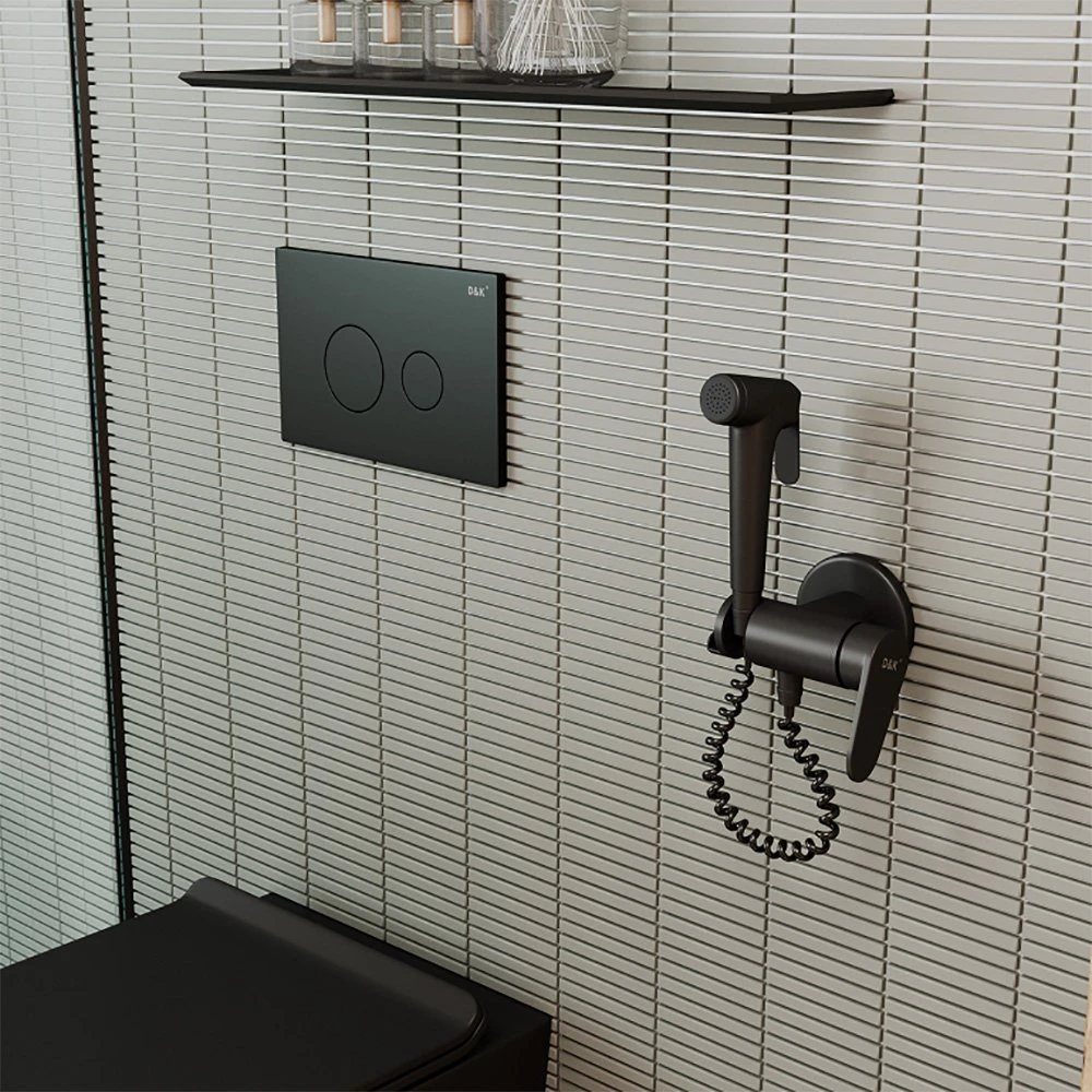 Гигиенический душ D&K Rhein Marx DA1394585, со встраиваемым смесителем, цвет черный - фото 1