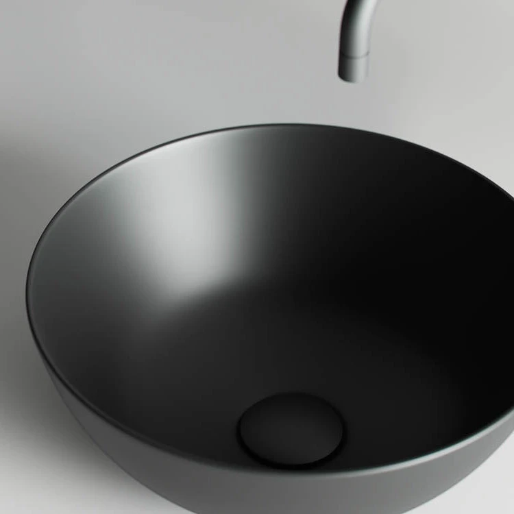 Раковина Ceramica Nova Element CN6004 накладная, 36x36 см, цвет черный матовый - фото 1