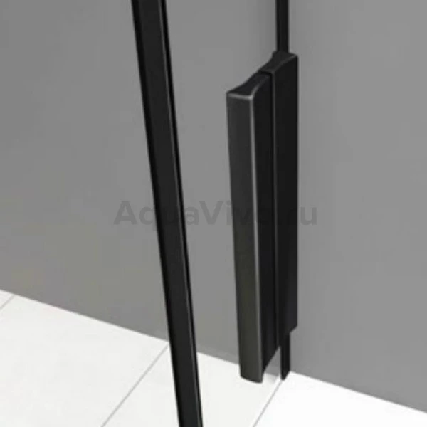 Душевая дверь Good Door Galaxy WTW-150-C-B 150х195, стекло прозрачное, профиль черный