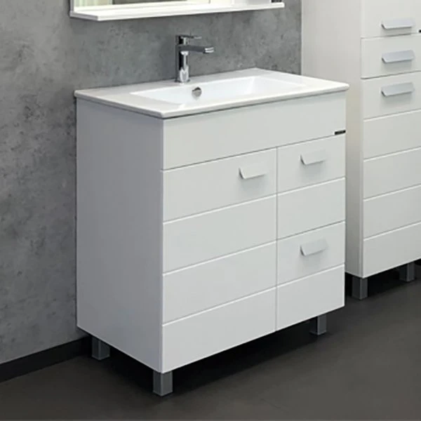 Мебель для ванной Comforty Модена М-75, цвет белый матовый