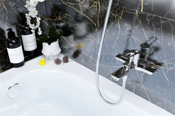 Смеситель Agger Brave A2310000 для ванны с душем, цвет хром - фото 1