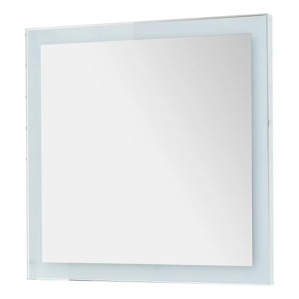 Зеркало Dreja Kvadro 80x85, с подсветкой, цвет белый